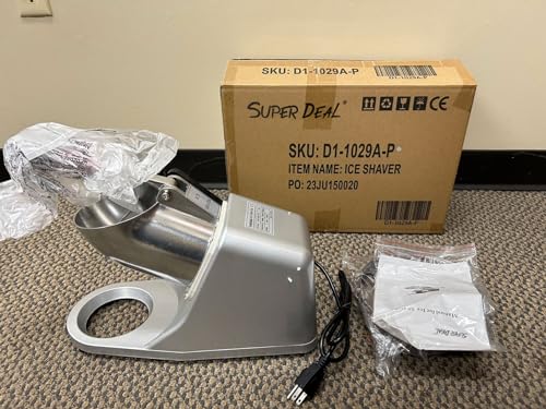 Electric Ice Shaver Ice Crusher Snow Cone Maker 300W 145 lbs R983757