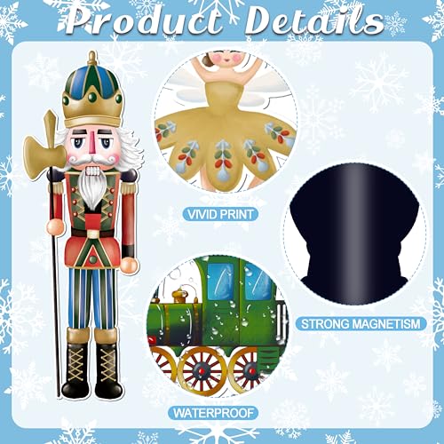 19 Pcs Christmas Garage Door Decoration Magnet U3433