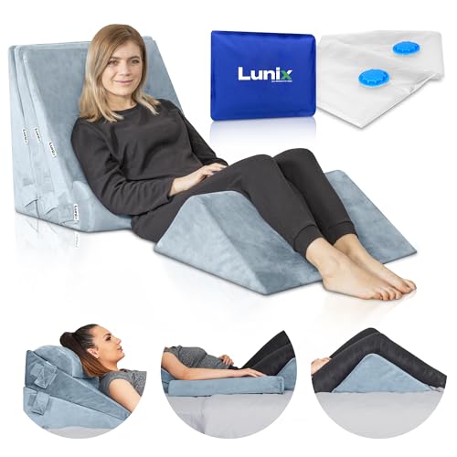 4pcs Orthopedic Bed Wedge Pillow Set Memory Foam J959706