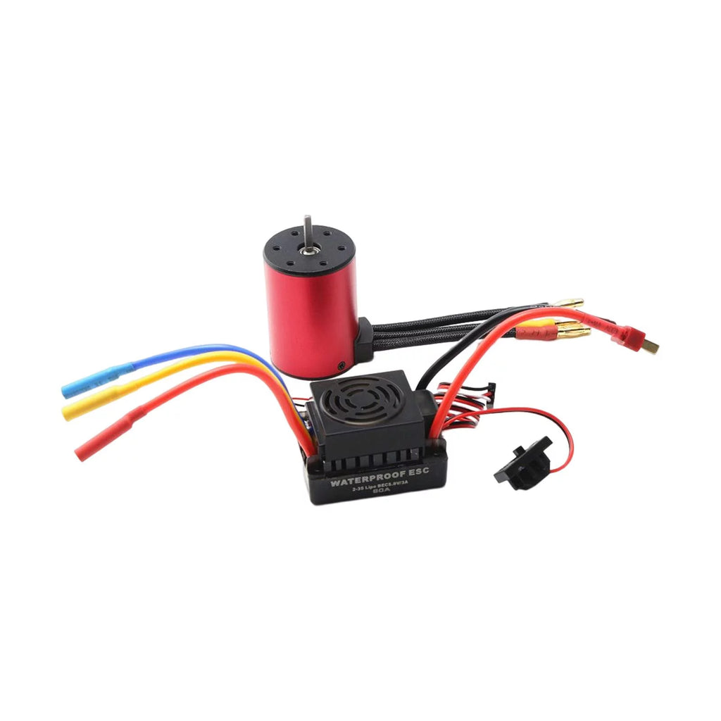 Waterproof Brushless Motor 60A ESC 50Mmx36mm 4 Poles 2300kv X80015