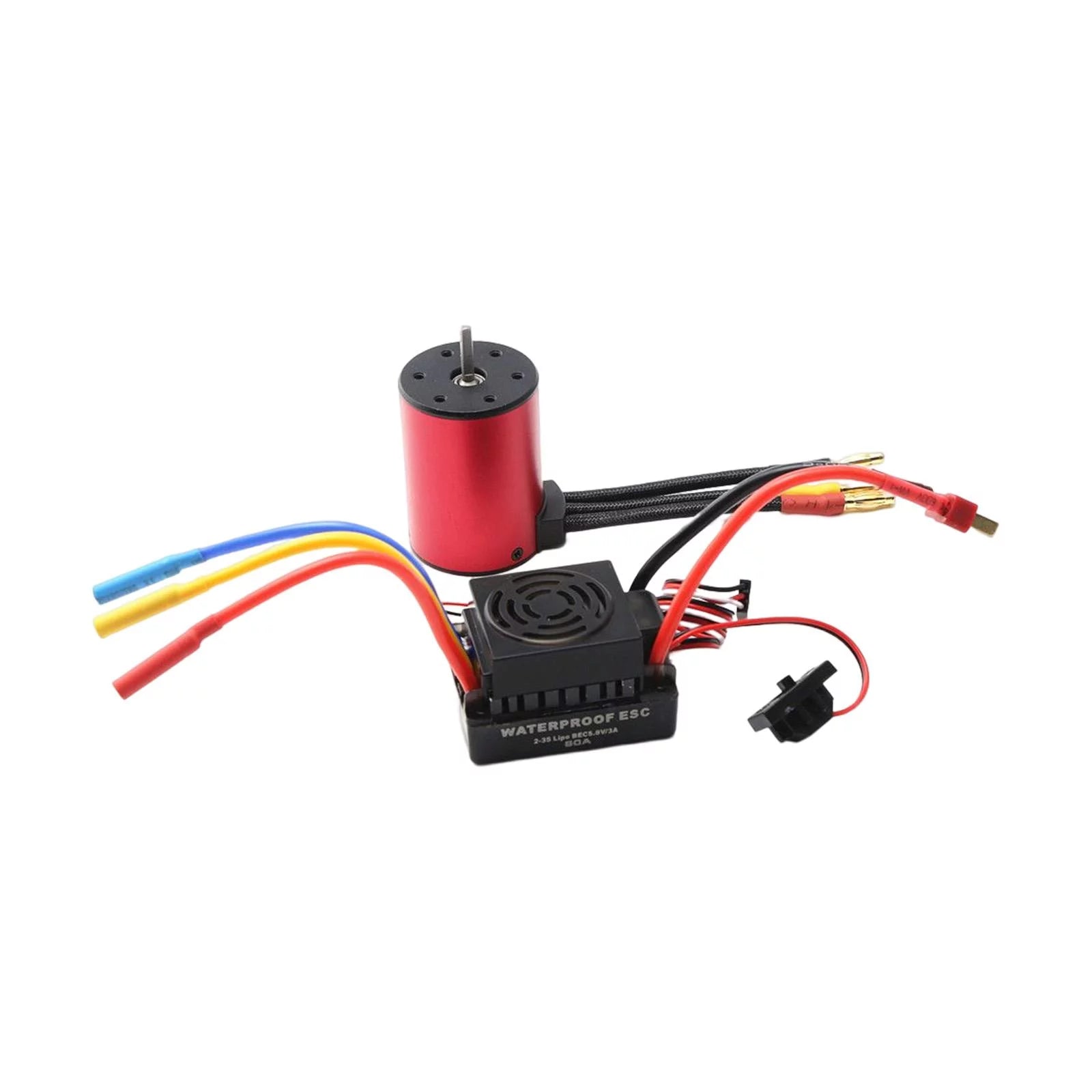 Waterproof Brushless Motor 60A ESC 50Mmx36mm 4 Poles 2300kv X80015