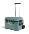 52Qt Wheeled Cooler Insulated Hard Shell Ice Chest T452401