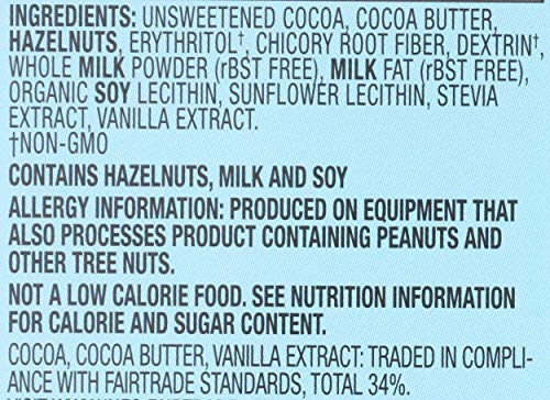 Hazelnut Milk Chocolate Bar, 2.8 Ounce Z872559