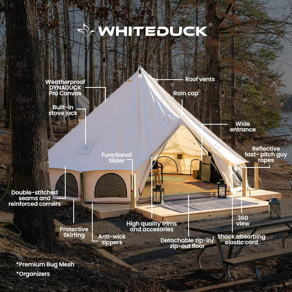 Canvas Bell Tent with Stove Jack O976248