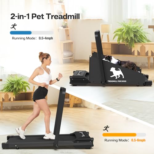 Dog Treadmill, Exercise Equipment, Up to 220lbs, Low Noise E827