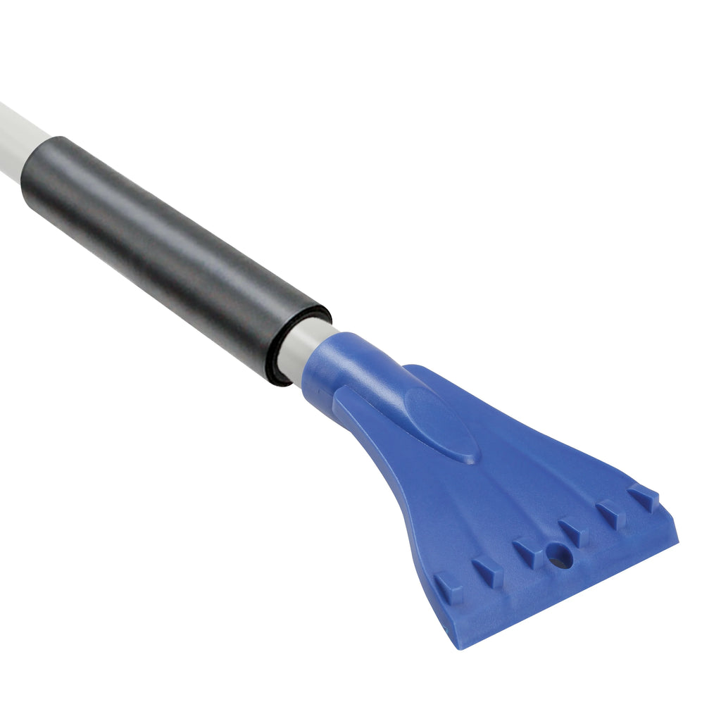 4-in-1 Telescoping Snow Broom with Ice Scraper and LED Lights D5214