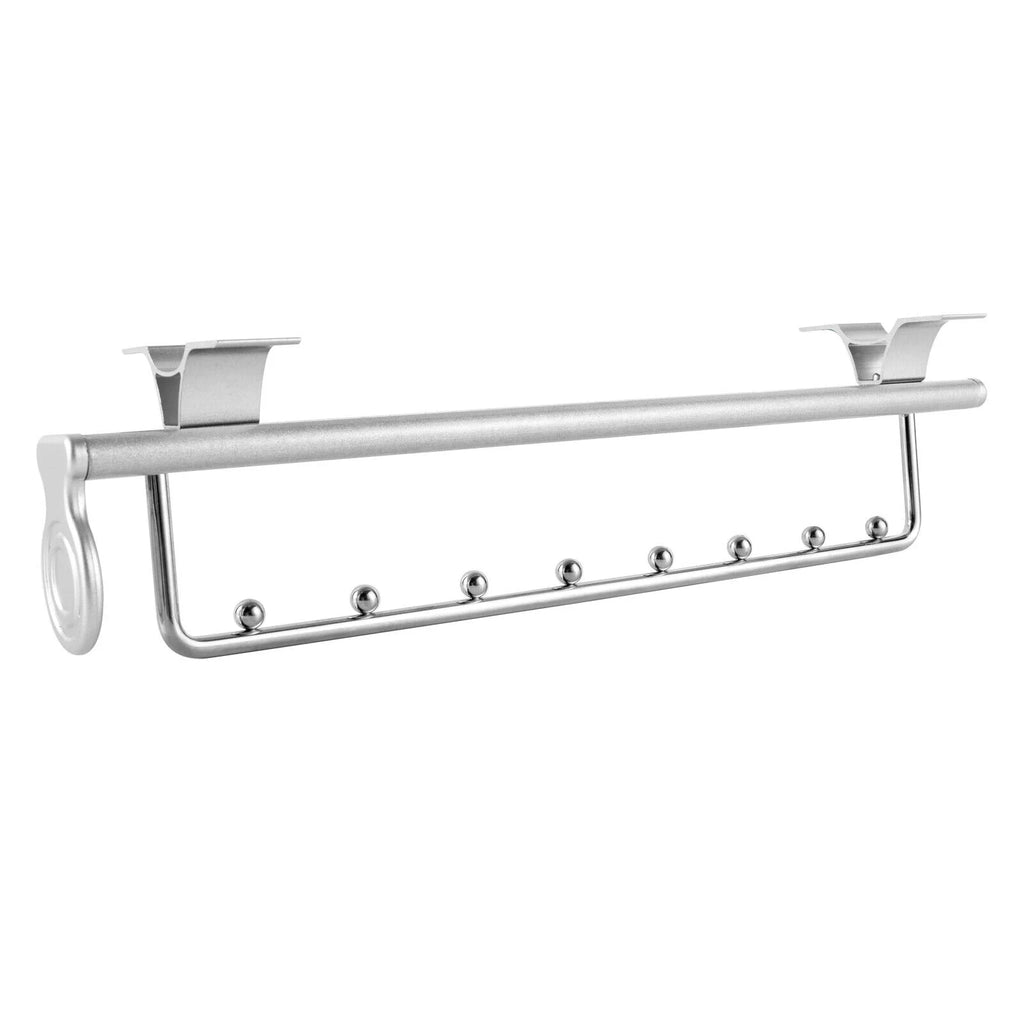 Stainless Steel Clothes Rail Retractable Closet Pull Out Rod 46x14x10cm U8308