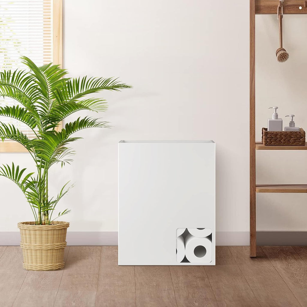 White Toilet Paper Storage Organizer N33645