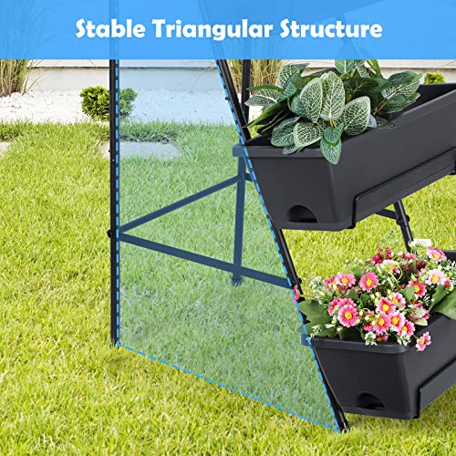 Brick Red 4 Tier Raised Garden Bed M77852