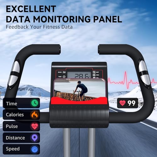 5 IN 1 Foldable Exercise Bike with 16-Level Magnetic Resistance X183383