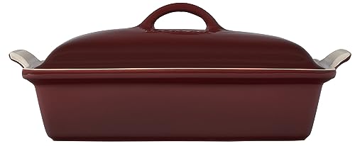 Stoneware Covered Rectangular Casserole, 4 qt. (12" x 9"), Rhone O421284