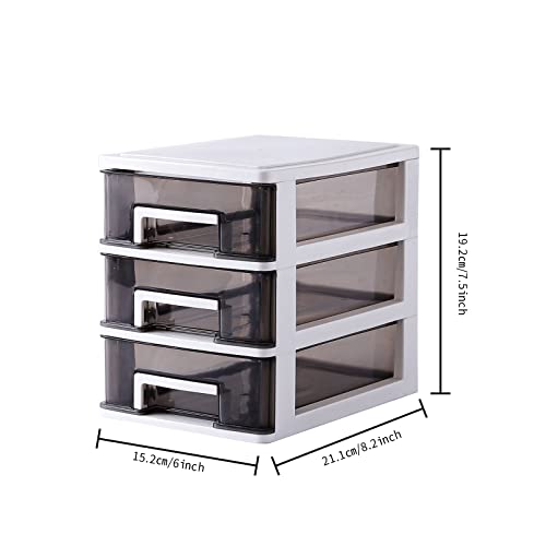 3 Drawer Plastic Storage Box M910510