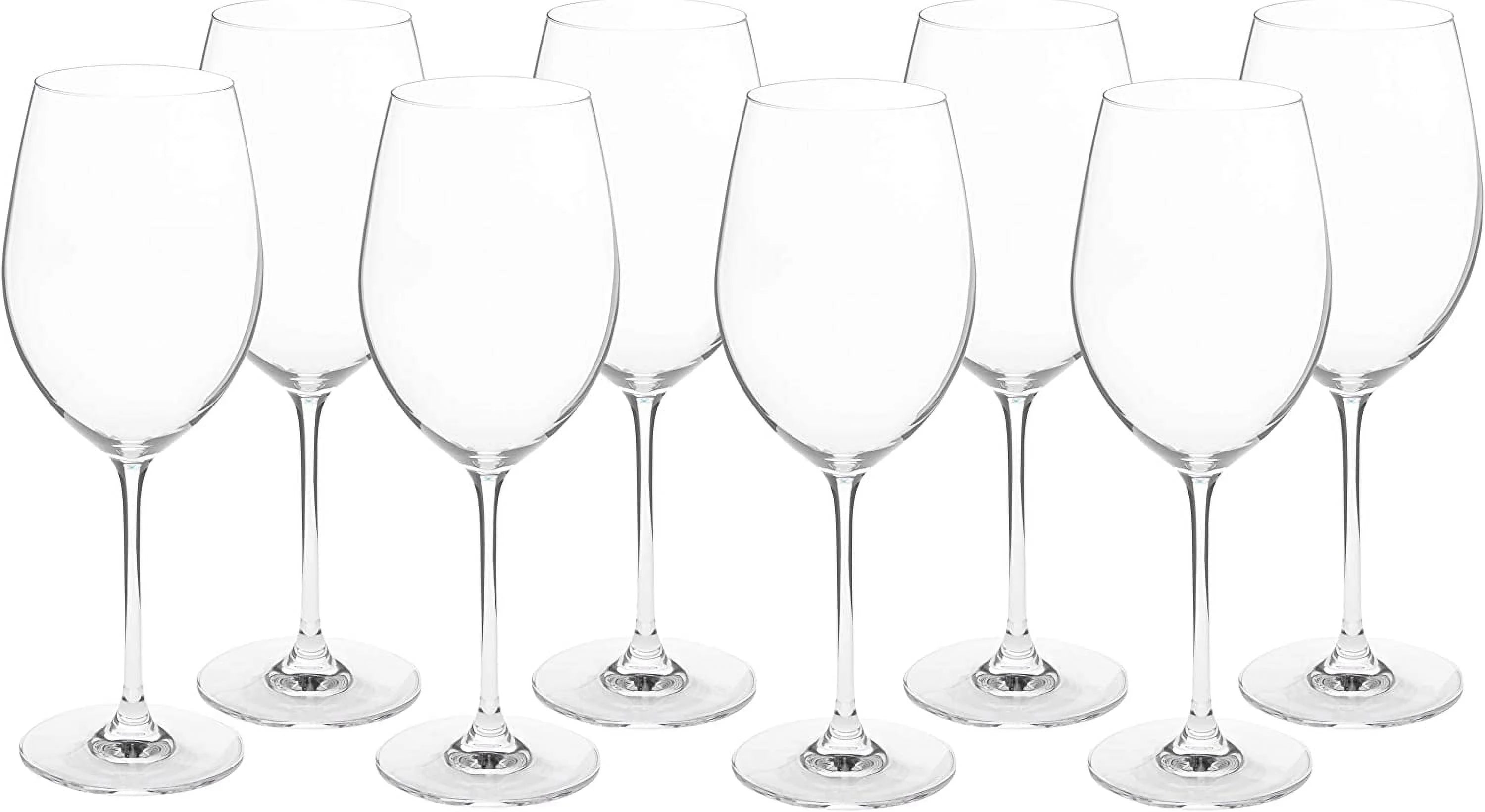 Red Wine 19.5 fl oz Set of 8 Clear G1094