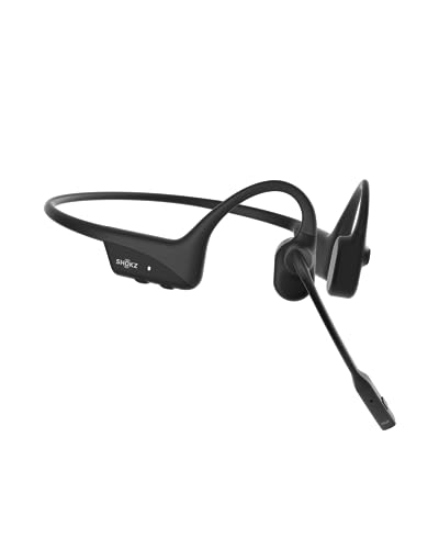 Open-Ear Bone Conduction Wireless Bluetooth Computer Headset with Noise Canceling Mic W5396