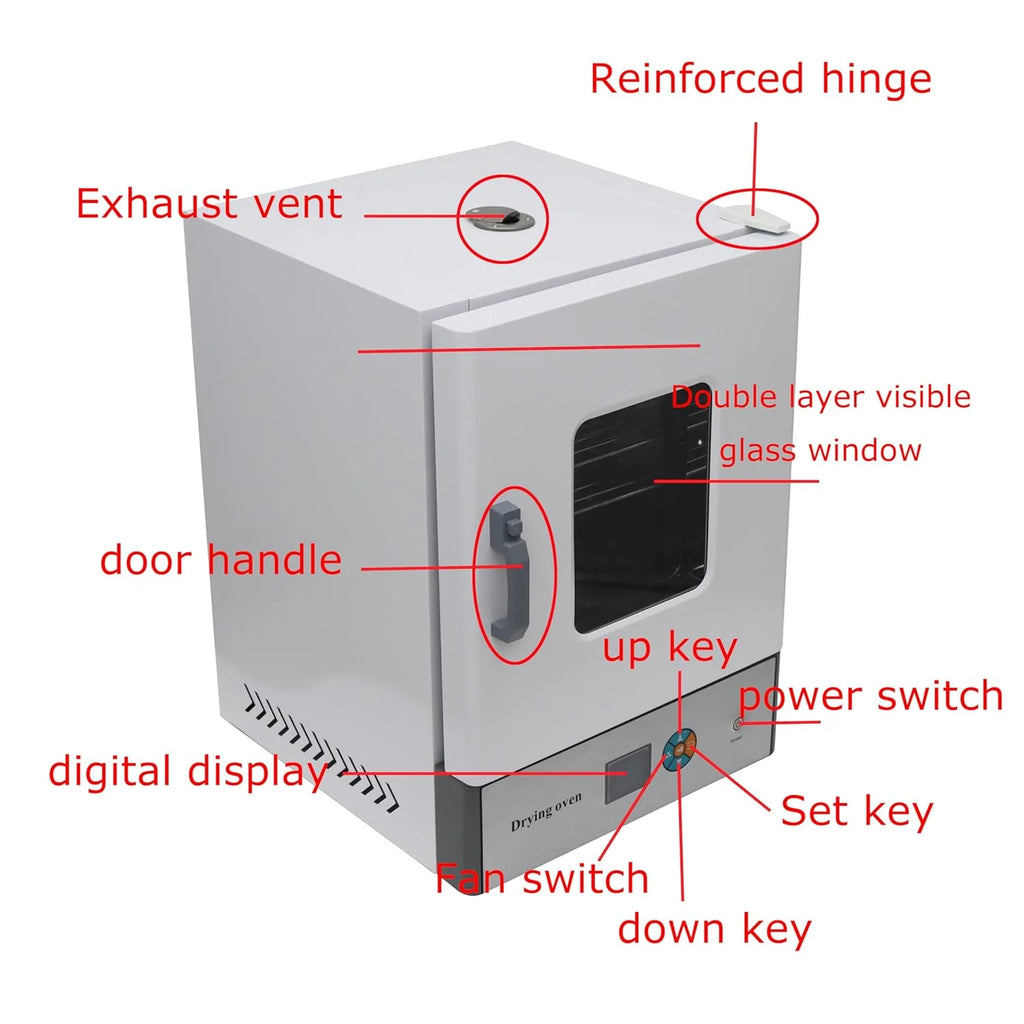 Electric Blast Drying Oven Digital Forced Air Convection Drying Oven D3555
