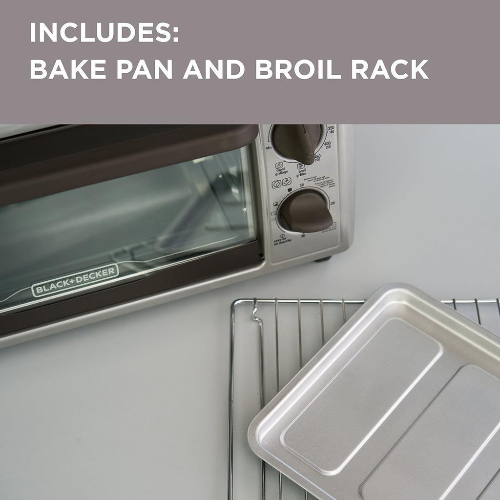 4-Slice Stainless Steel Toaster Oven N538