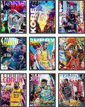Set of 9 Unframed 8"x10" Basketball Sports Poster D9358