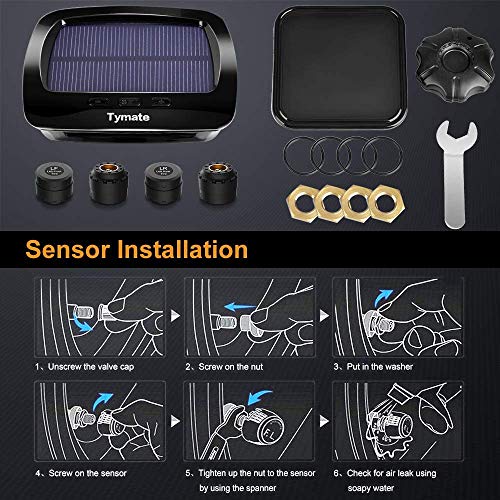RV Tire Pressure Monitoring System with 4 Sensors N782435