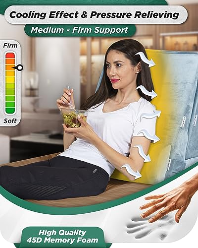 4pcs Orthopedic Bed Wedge Pillow Set Memory Foam J959706