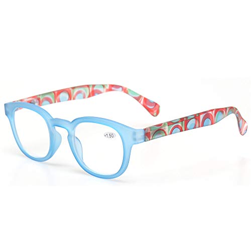 5 Pack Unisex Reading Glasses with Spring Hinge S53297