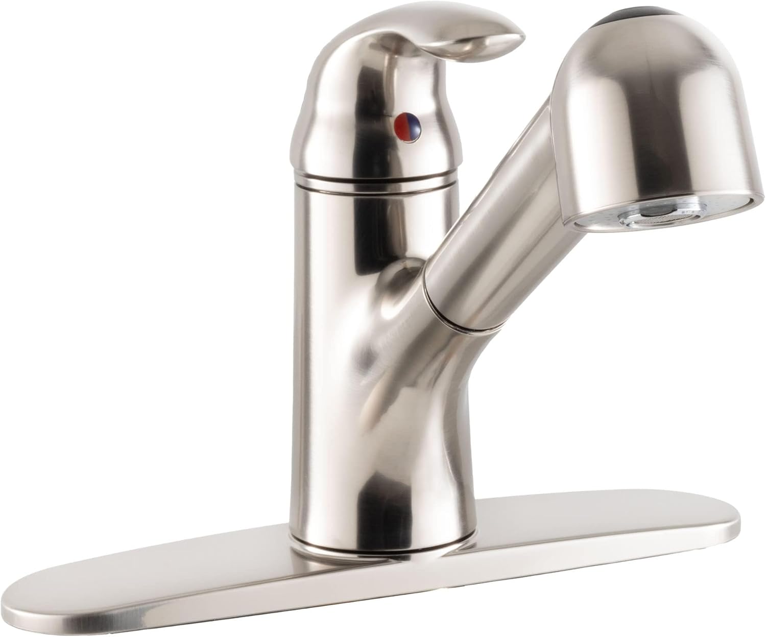 RV Kitchen Pull Out Faucet Brushed Nickel Y914