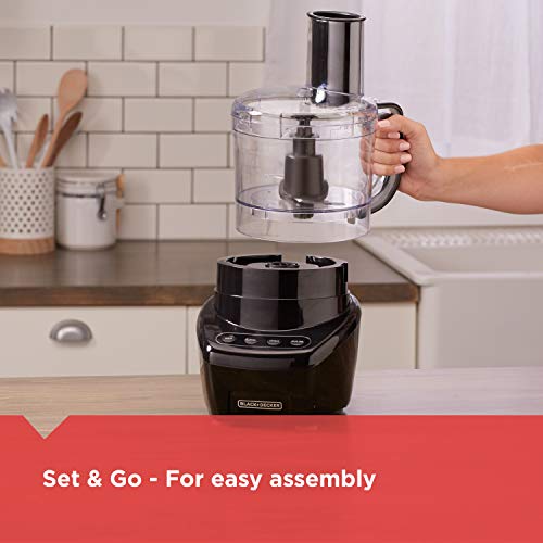 3-in-1 8-Cup Food Processor, Black J6183