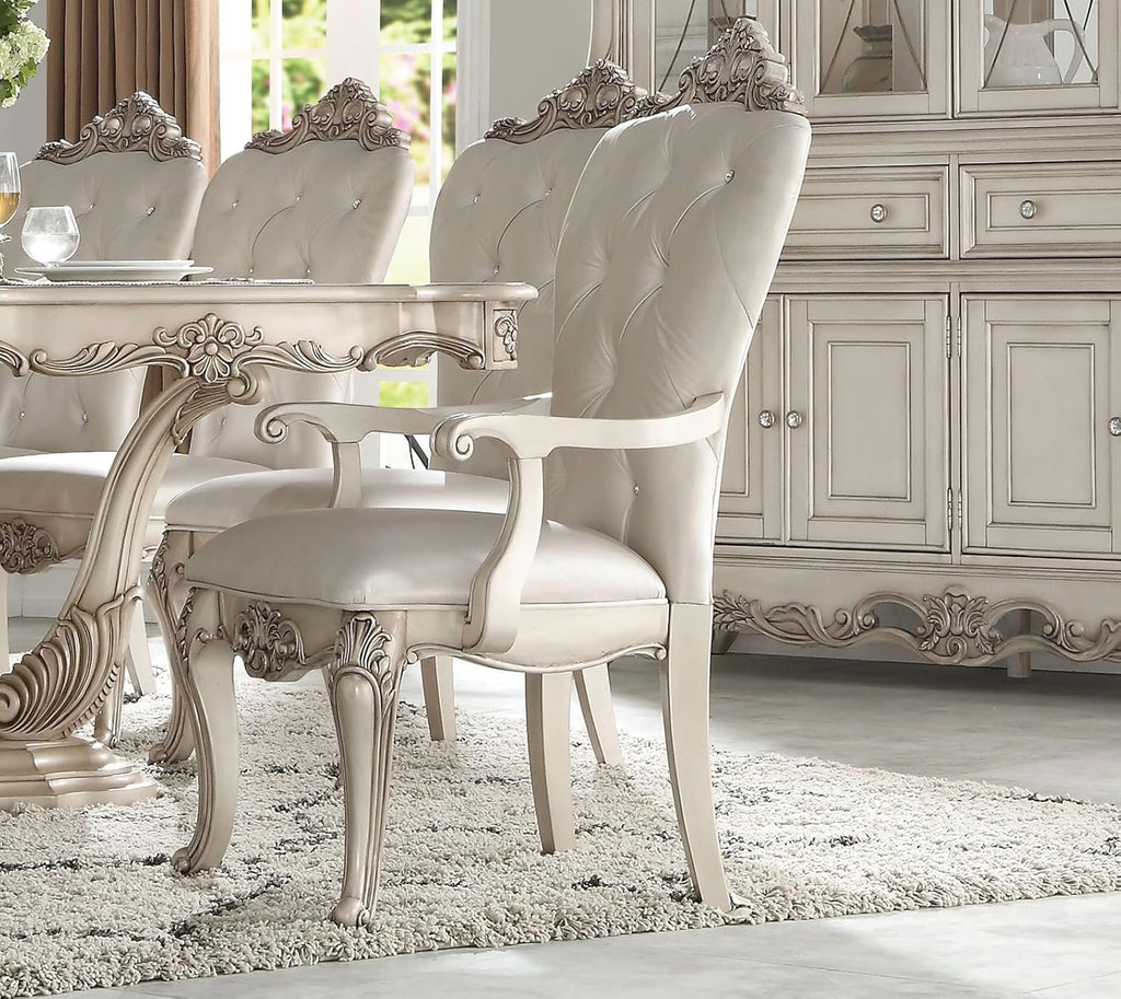 9-Piece Dining Set with Extendable Table, 6 Side Chairs and 2 Arm Chairs X123943