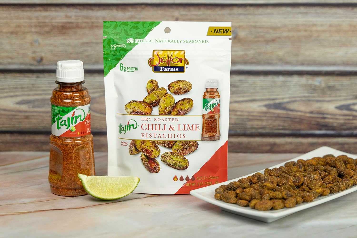 Tajin Seasoned Pistachio Kernels, 5 Oz. Bag S75815