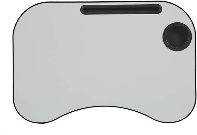 Gray Foldable Laptop Table with Cup Holder H9940