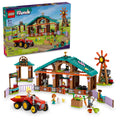 Farm Animal Sanctuary and Tractor Toy with 3 Mini-Doll Characters and 5 Farm Animal Toys Including a Baby Cow U435