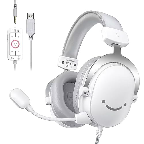 Black USB Over-Ear Wired Gaming Headset with Detachable Microphone M1983