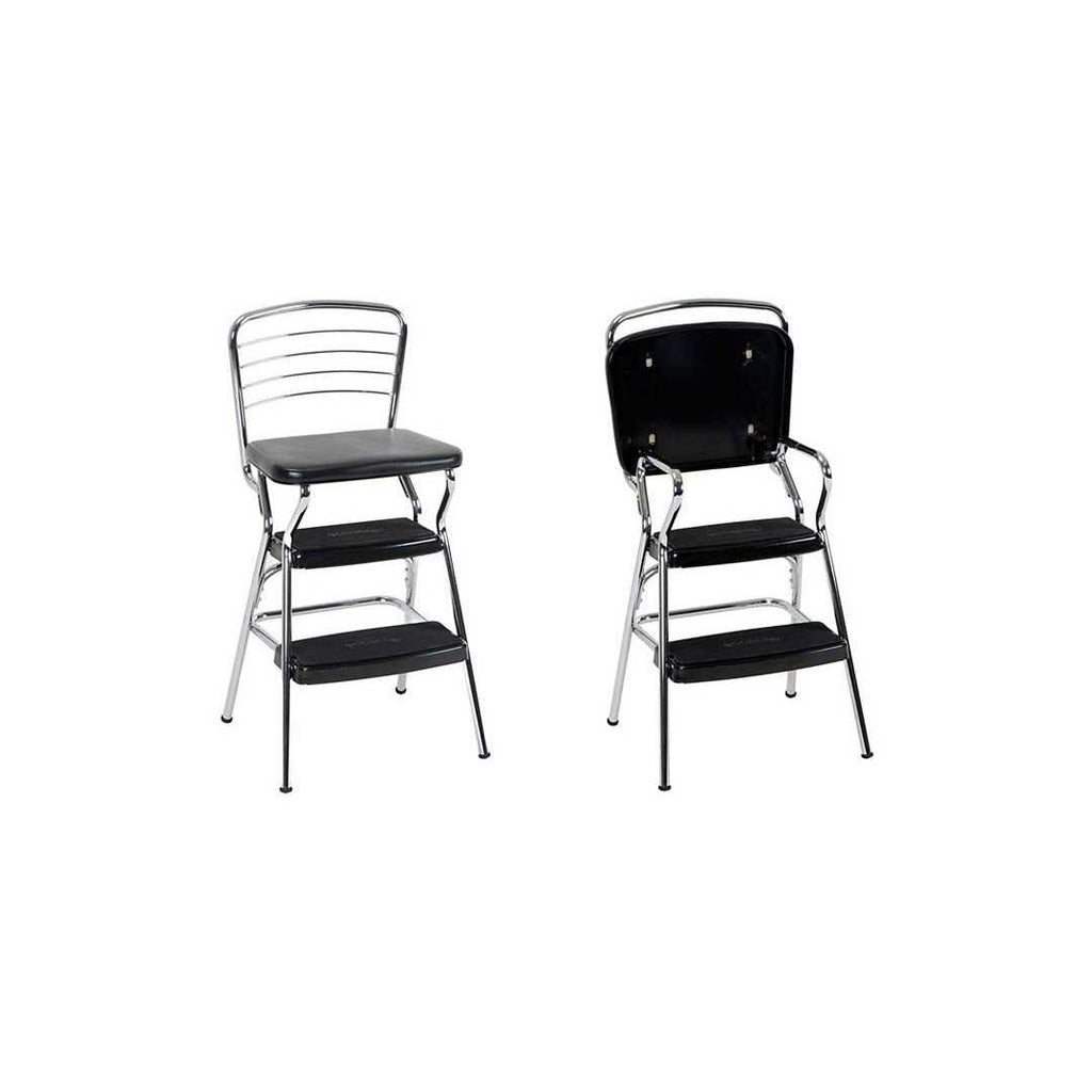 Retro Chair with Step Stool X15141