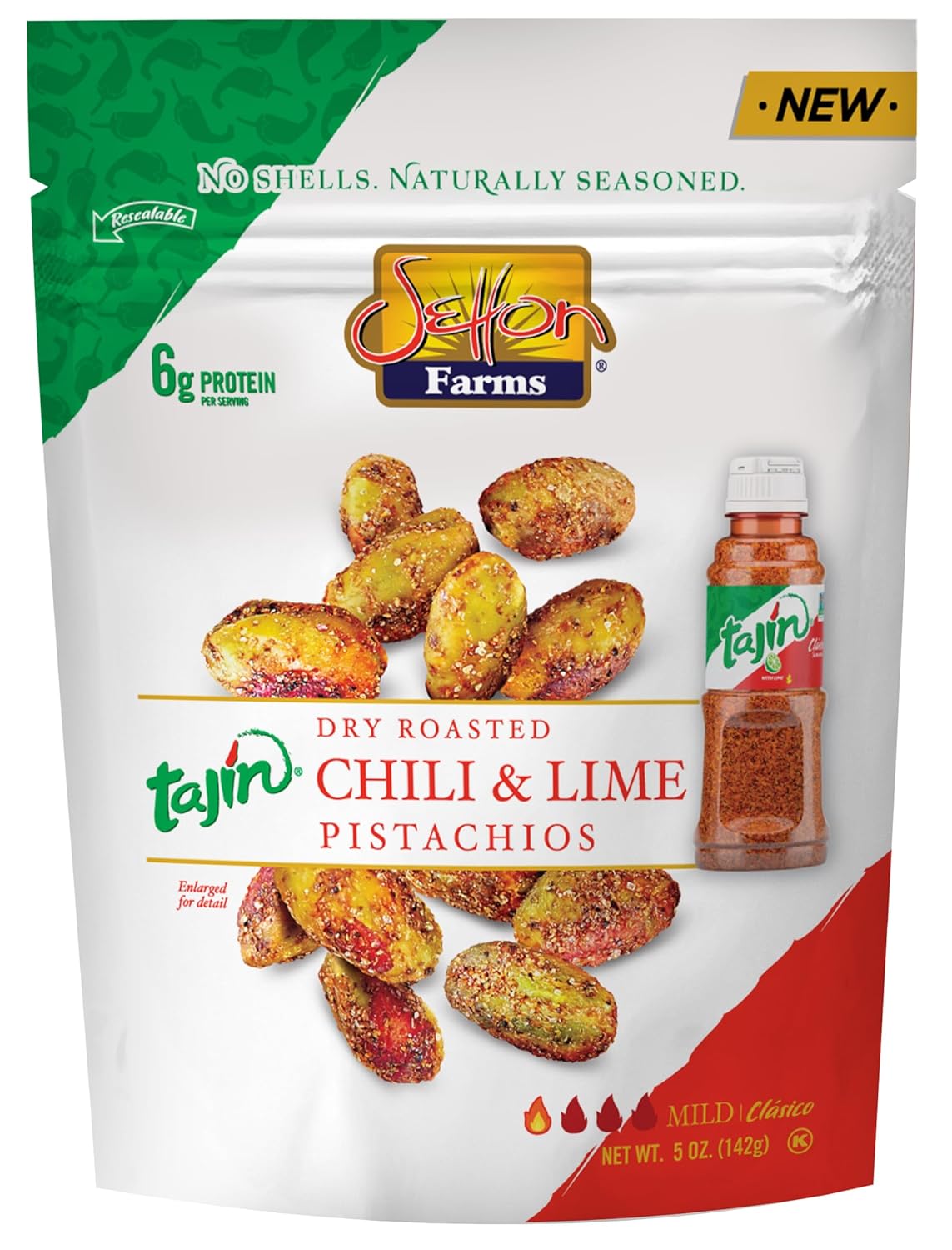 Tajin Seasoned Pistachio Kernels, 5 Oz. Bag S75815