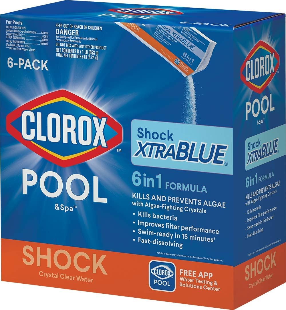 6 Pack Pool Shock XtraBlue D891829