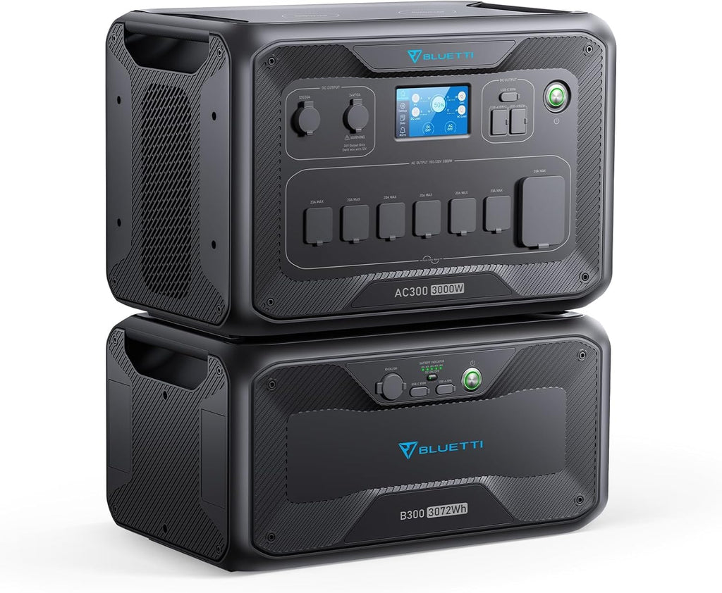 3072Wh LiFePO4 Portable Power Station with 3000W AC Outlets L5662