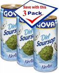 Soursop Nectar Diet 9.6 Oz Pack of 3 F30668