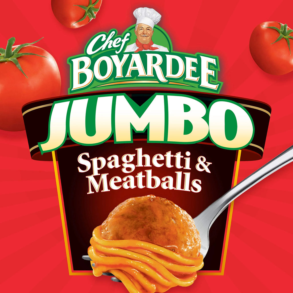 14.5 oz 12 Pack Jumbo Spaghetti and Meatballs X3122