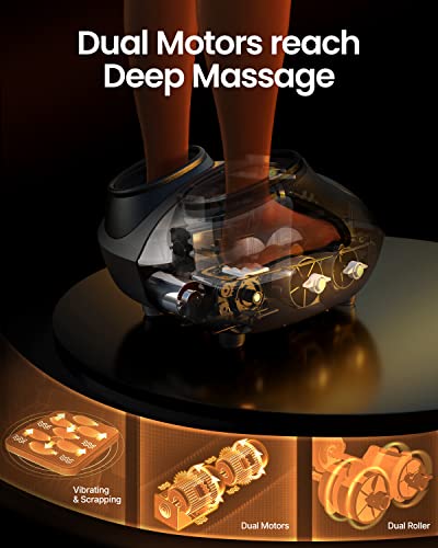 Electric Foot Massager with Heat, Shiatsu Q364