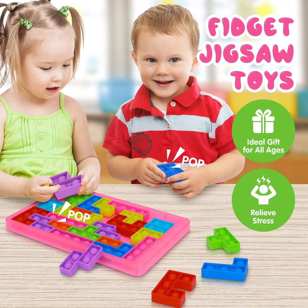Fidget Toy Set Jigsaw Puzzle for Kids Age 3-8 R958