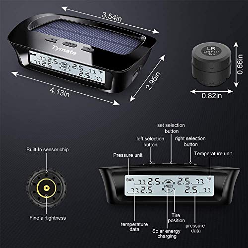 RV Tire Pressure Monitoring System with 4 Sensors N782435