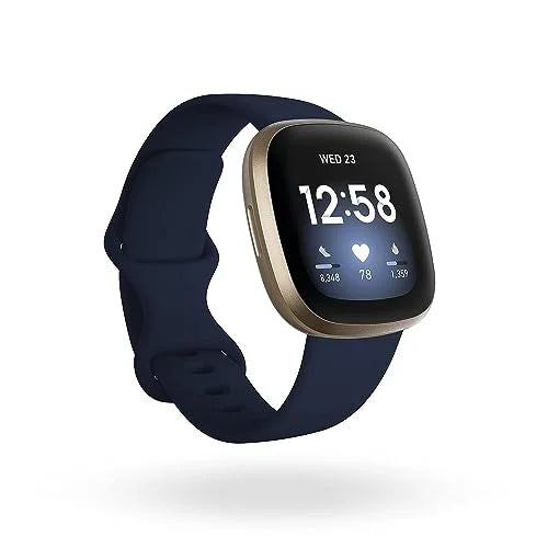 Midnight Blue/Gold Smartwatch with GPS F3459