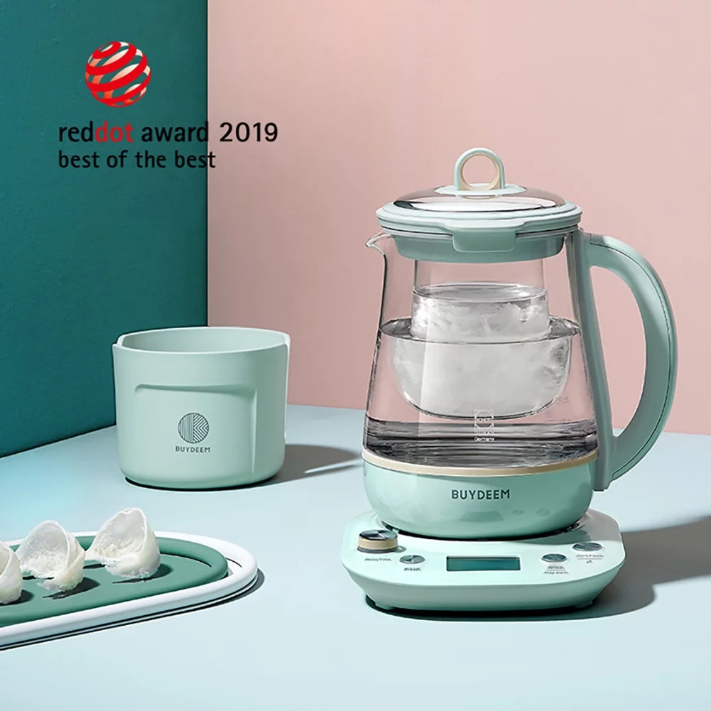Green Glass Electric Kettle 1.5L A186