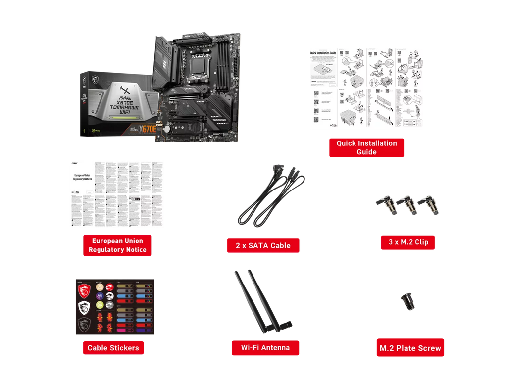 AM5 AMD X670E ATX Motherboard G37633