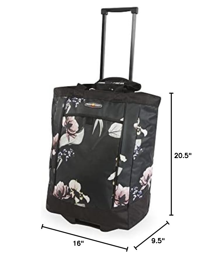 Large Rolling Shopper Tote Bag N4741