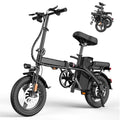 E Bike Electric Bike 500W Motor, Folding Ebike 14" 48V 10Ah Removable Battery L982