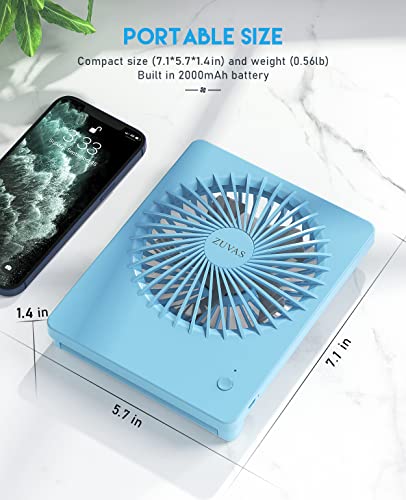 Black Rechargeable Portable Desk Fan U309527