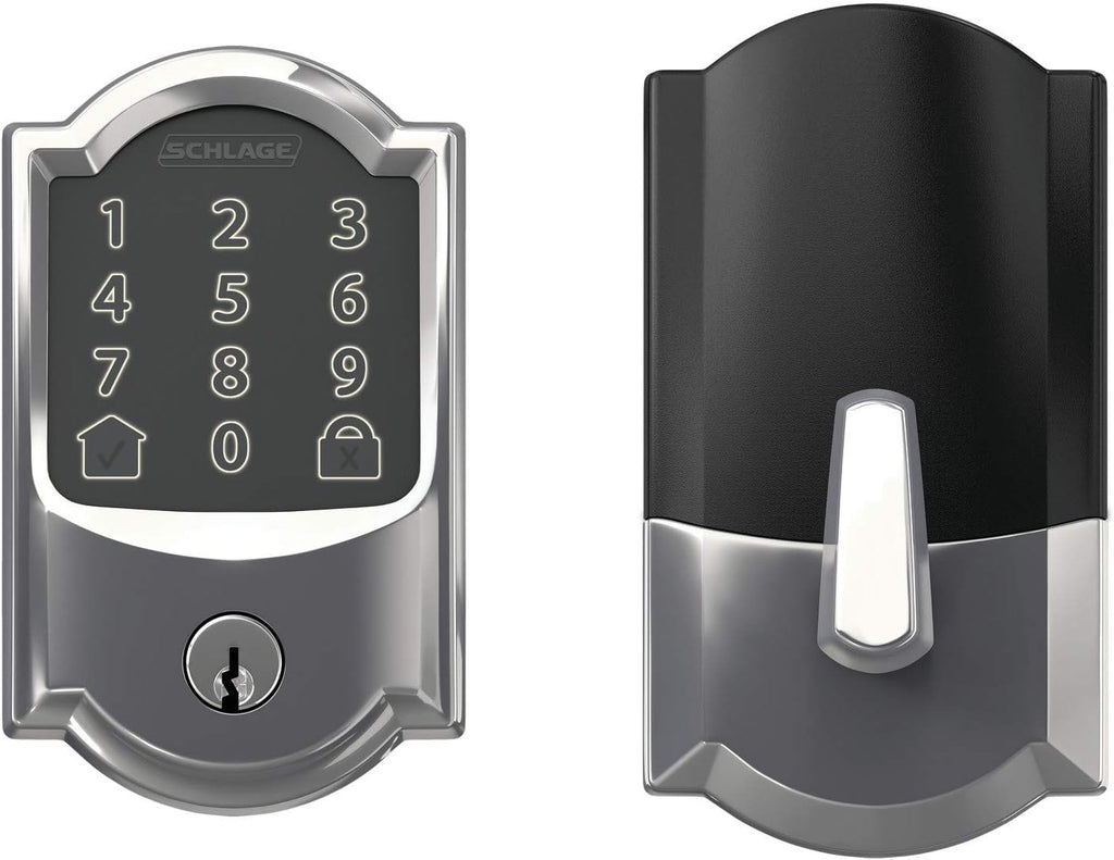 Bright Chrome Smart WiFi Deadbolt L57952