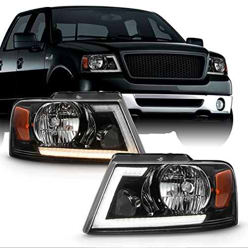 Chrome Headlights for Ford F150 Lincoln Mark LT Pickup Truck T983794