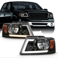 Chrome Headlights for Ford F150 Lincoln Mark LT Pickup Truck T983794