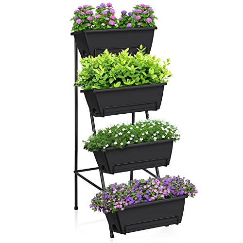 Brick Red 4 Tier Raised Garden Bed M77852